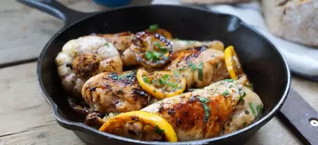 Traybaked chicken drumsticks