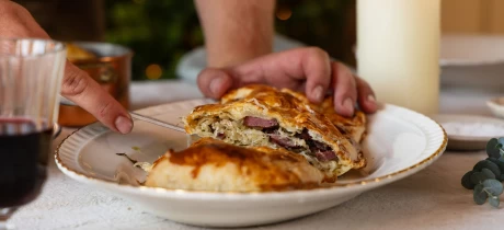 Zuurkool Wellington met wildrookworst