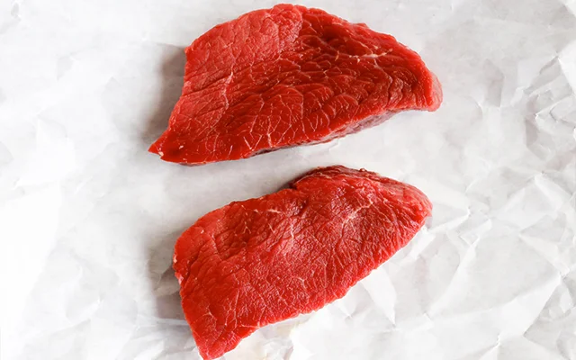 picture Dangerous Blue Rare Steak topside beef 5 secrets to